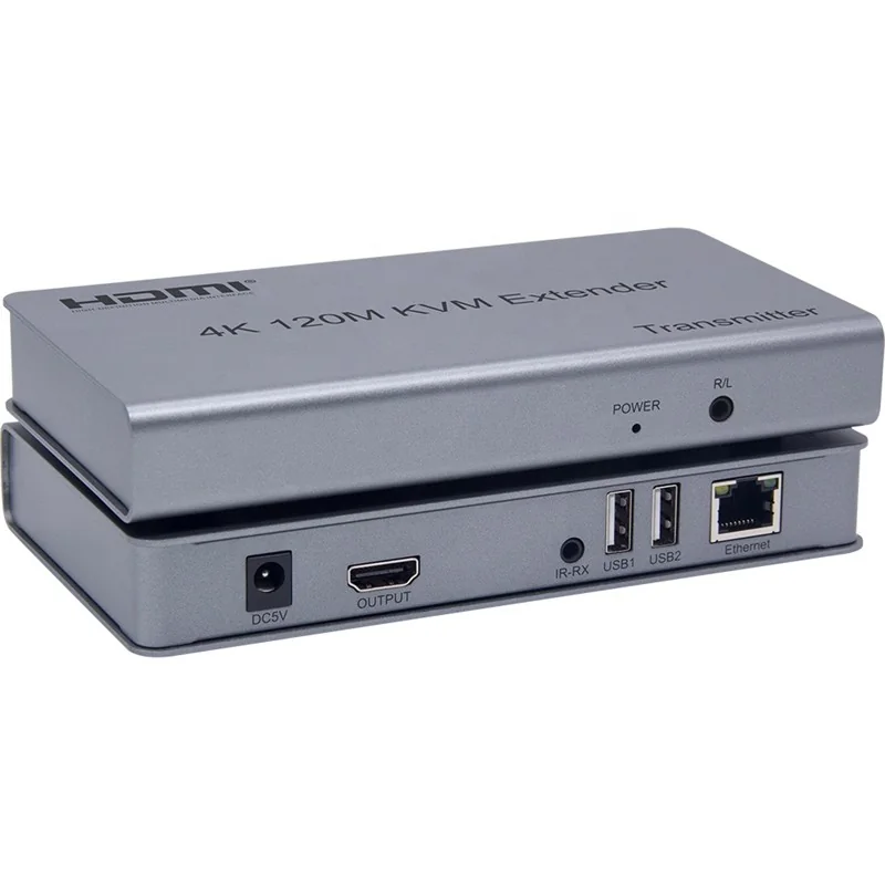 SENSEI 4K-HDTV-EXTENTION 120 METRE 4K CAT6 KVM EXTENDER(HDMI-USB-IR-AUDIO)