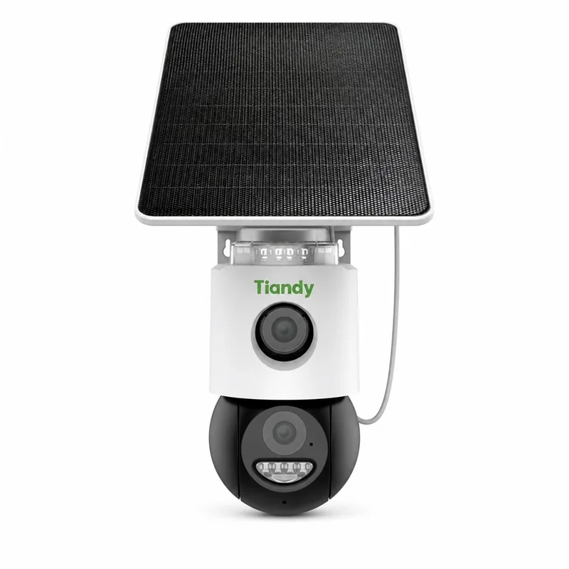 TIANDY TC-H363U SPEC:9DA-4 3+3MP 4MM LENS 30 METRE DUAL LIGHT İNSAN VE ARAÇ ALGILAMA KİŞİ TAKİP PAN&TILT 4G SOLAR KAMERA