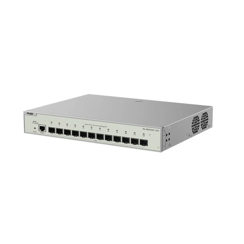 RUIJIE REYEE RG-NBS5500-12XS 12 PORT 10G SFP + LAYER3 YÖNETİLEBİLİR RACKMOUNT SWITCH