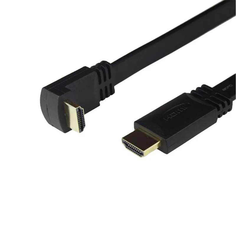 SENSEI S-90UP-HDTV 4K 2.0V 3D 1.5 METRE 90 DERECE AÇILI L TİPİ ALTIN UÇLU HDMI KABLO