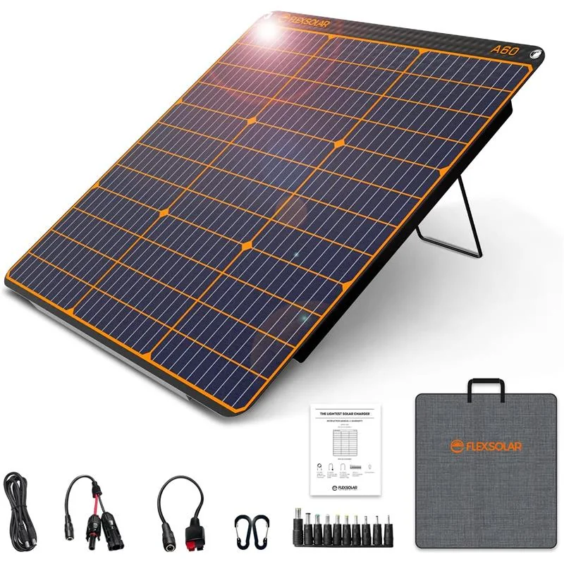 FLEXSOLAR A60 TAŞINABİLİR 60W GÜNEŞ PANELİ