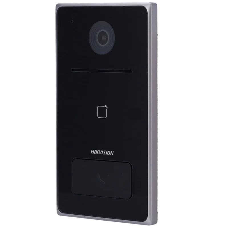 HIKVISION DS-KV6133-ME1 2MP TEK ABONE VİLLA TİPİ MIFARE KART DESTEKLİ WDR IP65 POE METAL KASA INTERKOM BUTONU