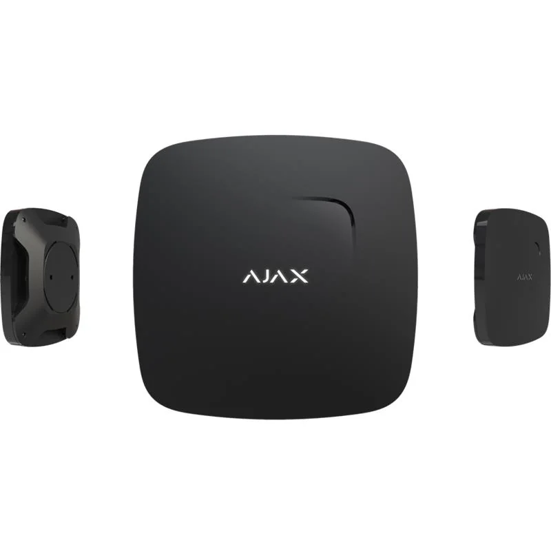 AJAX FIREPROTECT PLUS 85DB ISI DUMAN VE CO (KARBONMONOKSİT) KABLOSUZ DEDEKTÖR SİYAH RENK