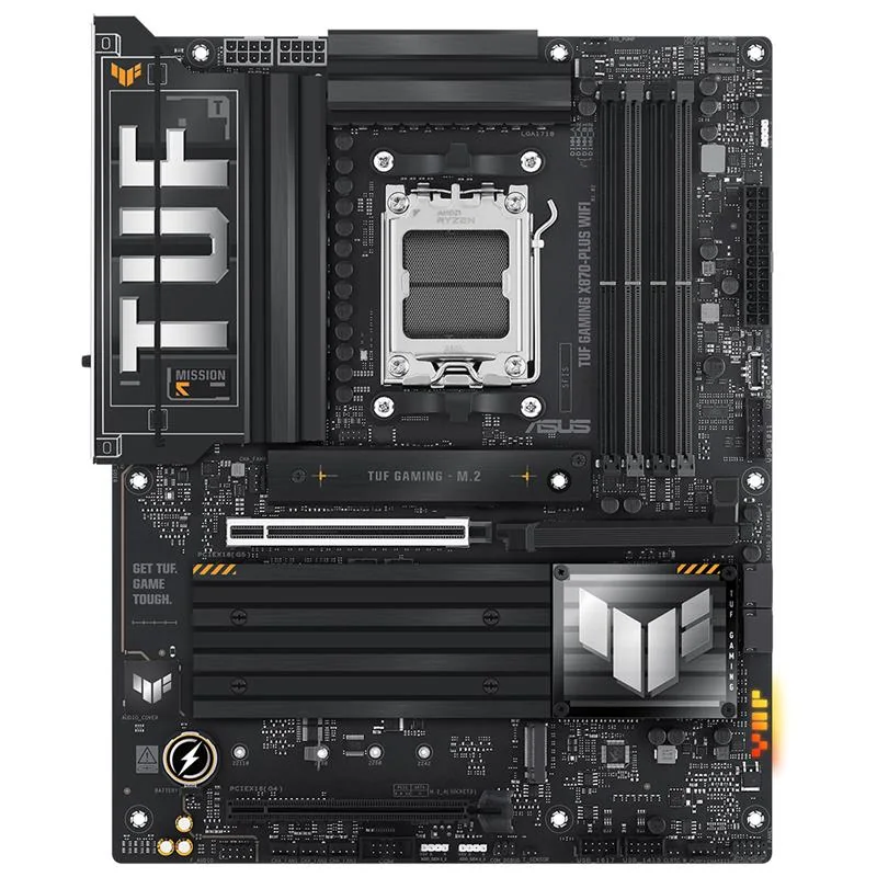 ASUS TUF GAMING X870-PLUS WIFI DDR5 8000MHZ 1XHDMI 2XUSB4 4XM.2 ATX AM5 (AMD AM5 9000/8000/7000 SERİLERİ İLE UYUMLU)