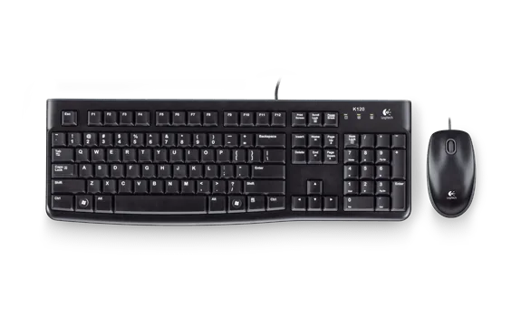 LOGITECH MK120 TR Q USB KABLOLU KLAVYE VE MOUSE SET SİYAH 920-002560