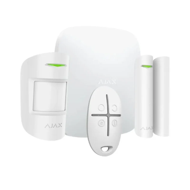 AJAX STARTERKIT 4G GSM/GPRS KABLOSUZ AKILLI ALARM SETİ BEYAZ RENK