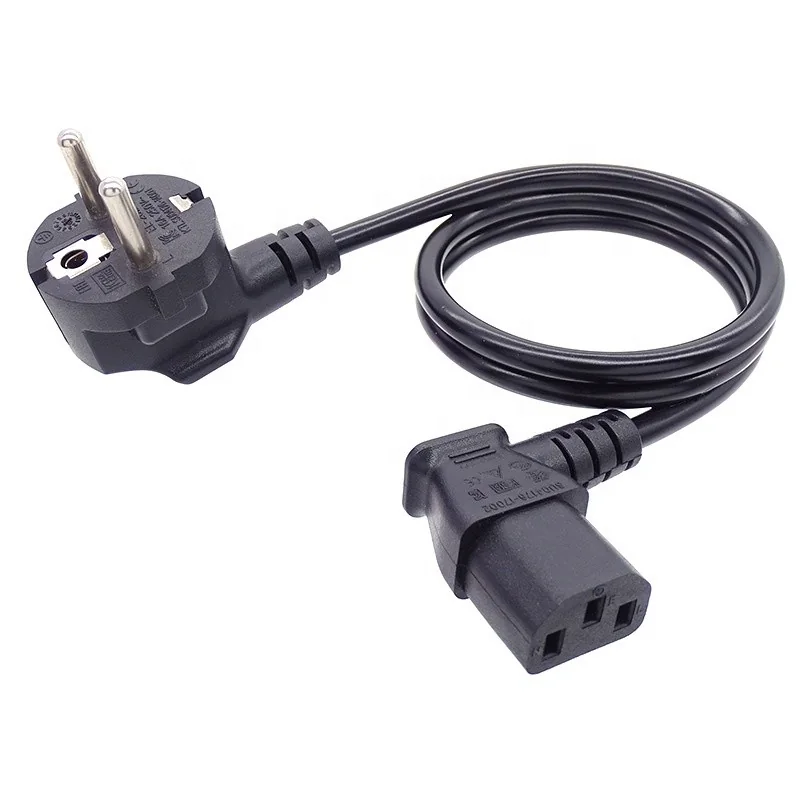 SENSEI EU POWER CORD L TİPİ (SOL) 3X0.75MM 220V 90 DERECE 1.5 METRE POWER KABLO