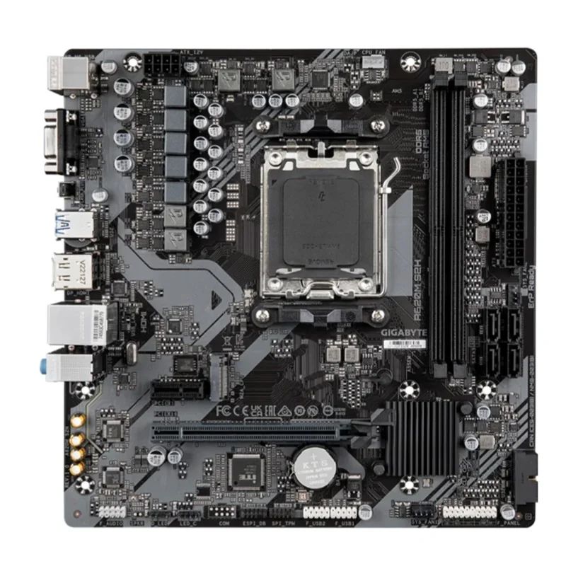 GIGABYTE A620M S2H DDR5 6400MHZ 1XVGA 1XHDMI 1XDP 1XM.2 USB 3.2 MATX AM5( AMD AM5 7000/8000/9000 SERİSİ İŞLEMCİ UYUMLU)