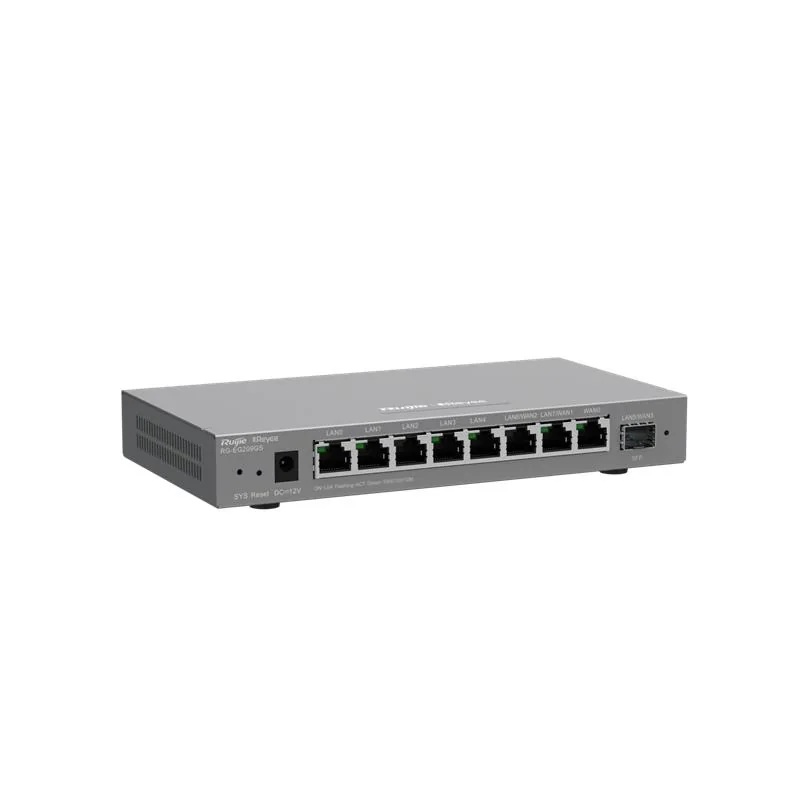 RUIJIE REYEE RG-EG209GS 8 PORT GIGABIT + 1 PORT 1GB SFP UPLINK 600MBPS CLOUD YÖNETİLEBİLİR ROUTER