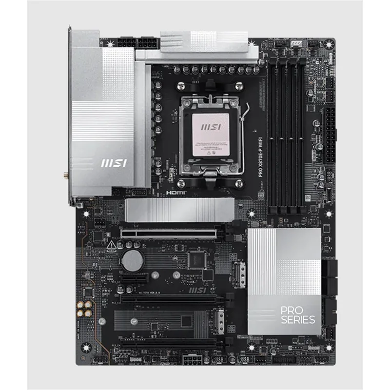 MSI PRO X870E-P WIFI DDR5 8200MT/S 1XHDMI 3XM.2 USB ATX AM5(AMD AM5 9000/8000/7000 SERİLERİ İLE UYUMLU)