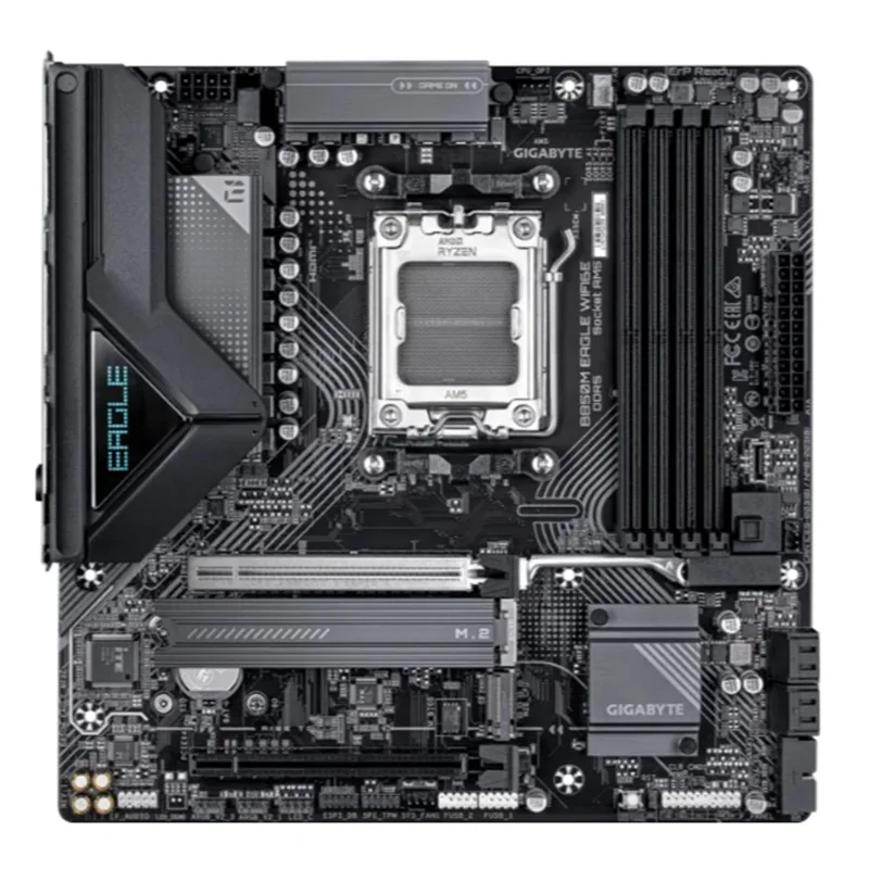 GIGABYTE B850M EAGLE WIFI6E DDR5 8200MHZ 1XHDMI 1XDP 1XM.2 USB MATX AM5 (AMD AM5 9000/8000/7000 SERİLERİ İLE UYUMLU)