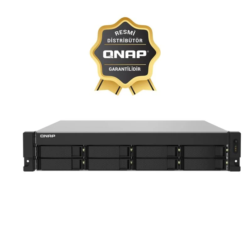 QNAP TS-832PXU-RP-4GB RAM 8 HDD YUVALI RACK NAS (RESMİ DİSTRİBÜTÖR GARANTİLİ)