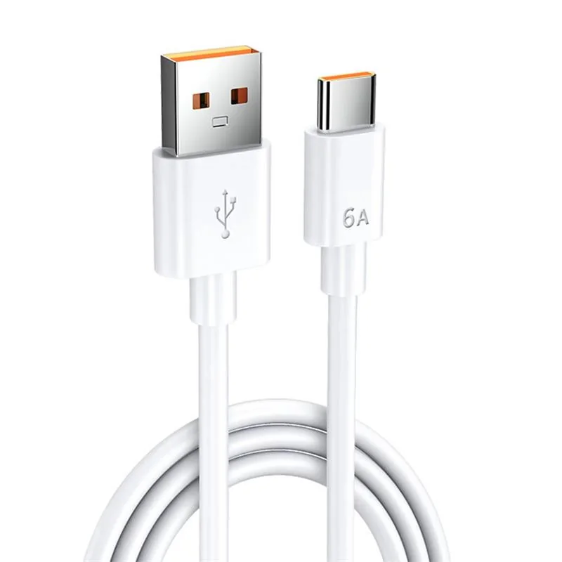 SENSEI 2 METRE USB TO TYPE-C 6A DATA VE ŞARJ KABLOSU (SNSDC-2M) (MFI UYUMLU DEGILDIR)