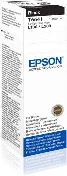 EPSON C13T66414A T6641 BLACK MÜREKKEP (L110-L200-210-L550-L355)