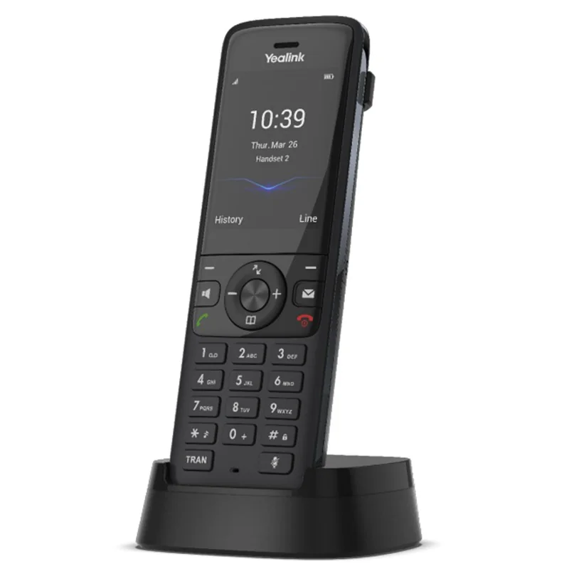 YEALINK W78H 2.4 INC RENKLİ EKRAN HD SES GÜRÜLTÜ ENGELLEME TİTREŞİM SIP IP DECT TELEFON