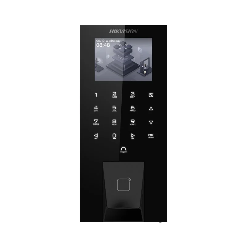 HIKVISION DS-K1T807MBFWX-E1PARMAK İZİ/ŞİFRE/MIFARE KART OKUYUCU WI-FI BLUETOOTH POE GEÇİŞ KONTROL TERMİNALİ