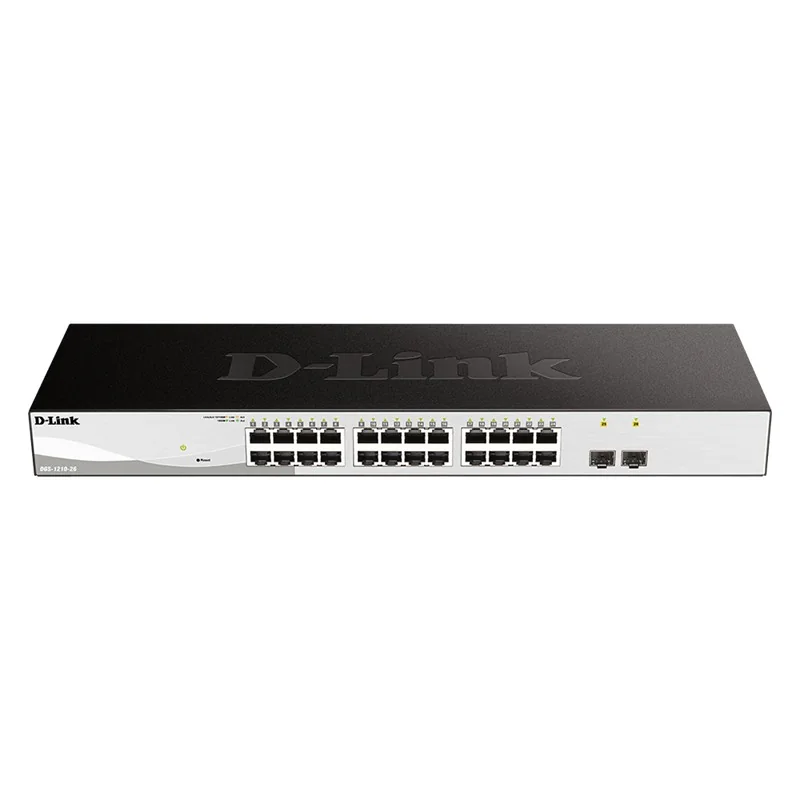 D-LINK DGS-F1210-26PS-E 24 PORT GIGABIT 2X1GB SFP LAYER2 YÖNETİLEBİLİR 250W POE SWITCH