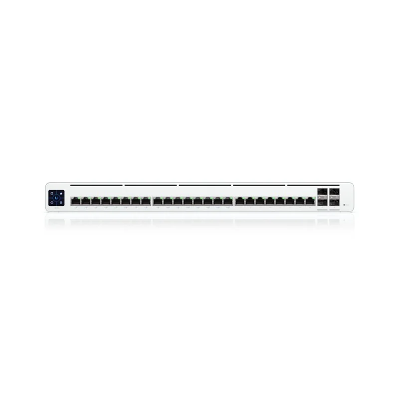 UBIQUITI UISP-S-PRO 16 PORT 27V PASİF POE+8 PORT GB RJ45+4X10GB SFP+ UPLINK 220W POE L2 YÖNETİLEBİLİR SWITCH