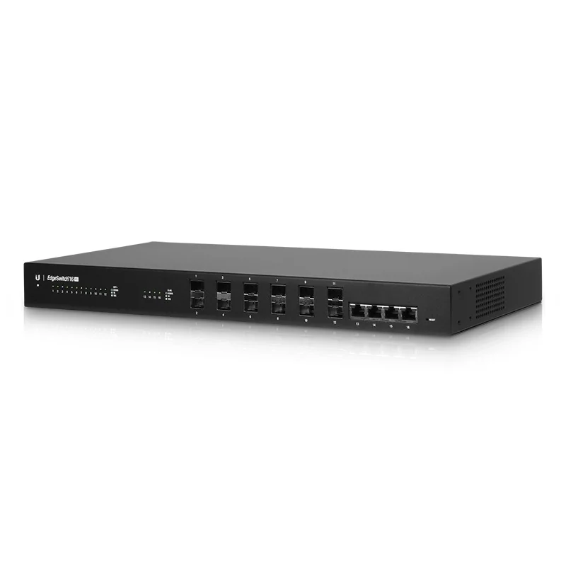 UBIQUITI ES-16-XG 12 PORT 10GB SFP+ / 4 PORT 10GB RJ45 L3 YÖNETİLEBİLİR CONSOL PORT RACKMOUNT SWITCH